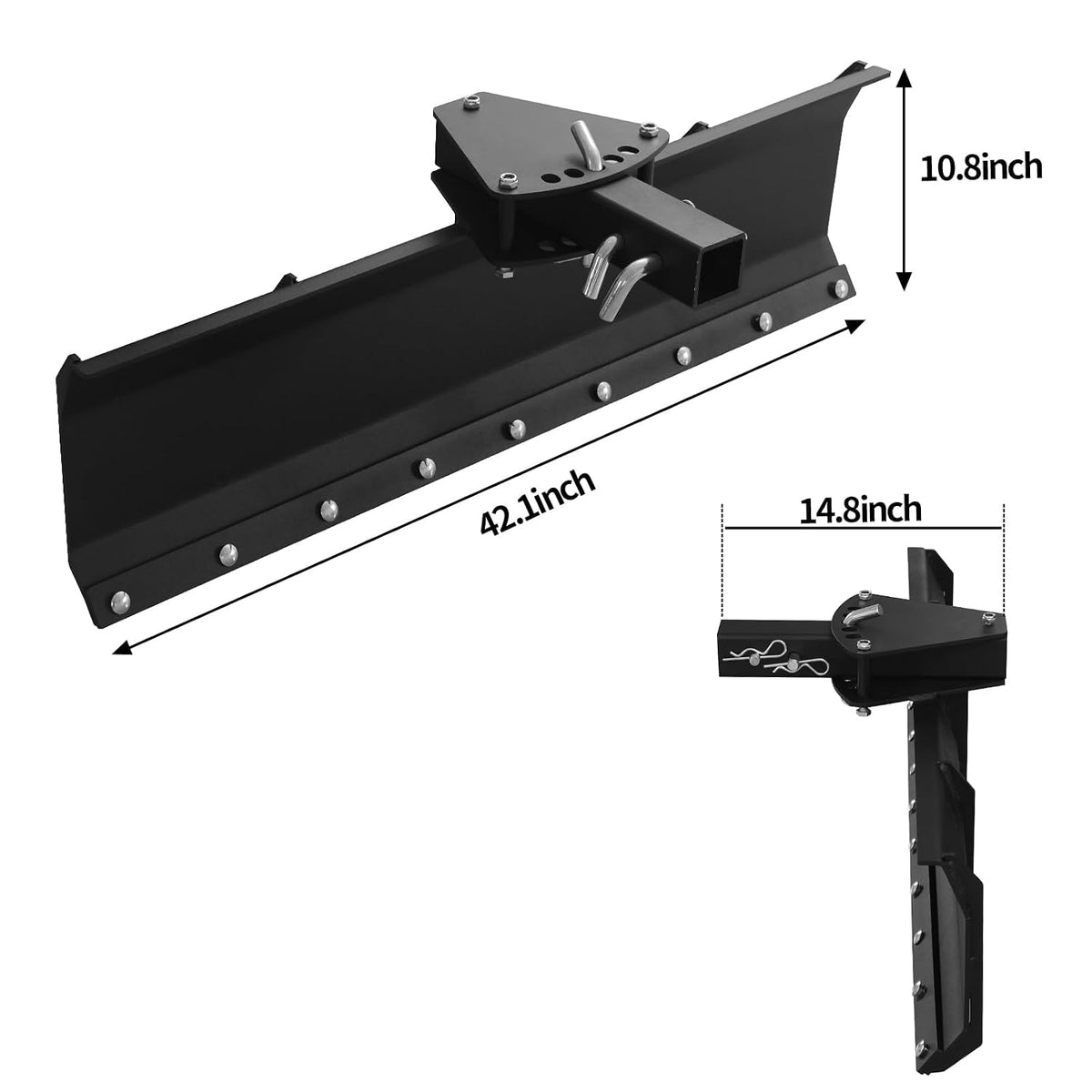 Blade Implements Scraper Box Blade and Box Ends for Tractor, ATV, UTV. Perfect 42" Grading Blade for Gravel