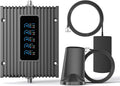 Vehicle Cell Phone Signal Booster with LCD Display | Improves Weak Cellular Signals While Driving. Works With