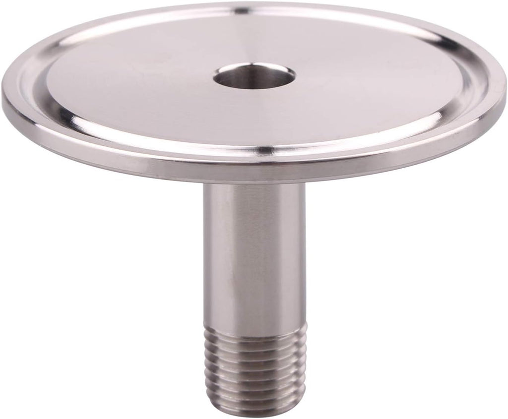 DERNORD Sanitary Male Threaded Pipe Fitting to 2 INCH (OD 64mm Ferrule) TRI CLAMP (Pipe Size: 1/4" NPT （2 Inch Tri clamp）)
