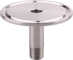 DERNORD Sanitary Male Threaded Pipe Fitting to 2 INCH (OD 64mm Ferrule) TRI CLAMP (Pipe Size: 1/4" NPT （2 Inch Tri clamp）)