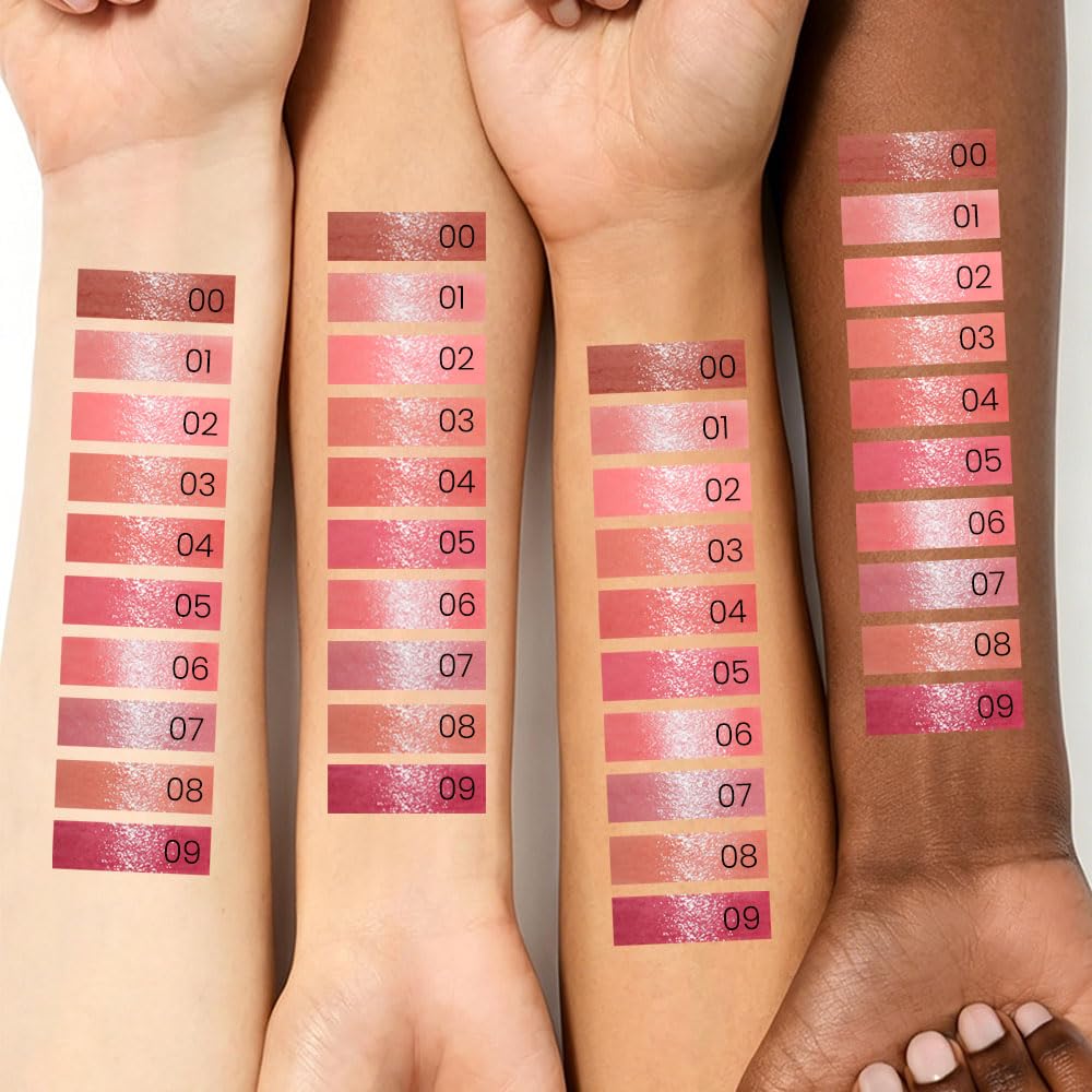 Honey Nude Tinted Lip Balm for Women, Hydrating Lip Oil Stick Lip Gloss Lipstick for Mature Skin, Sheer Lightweight