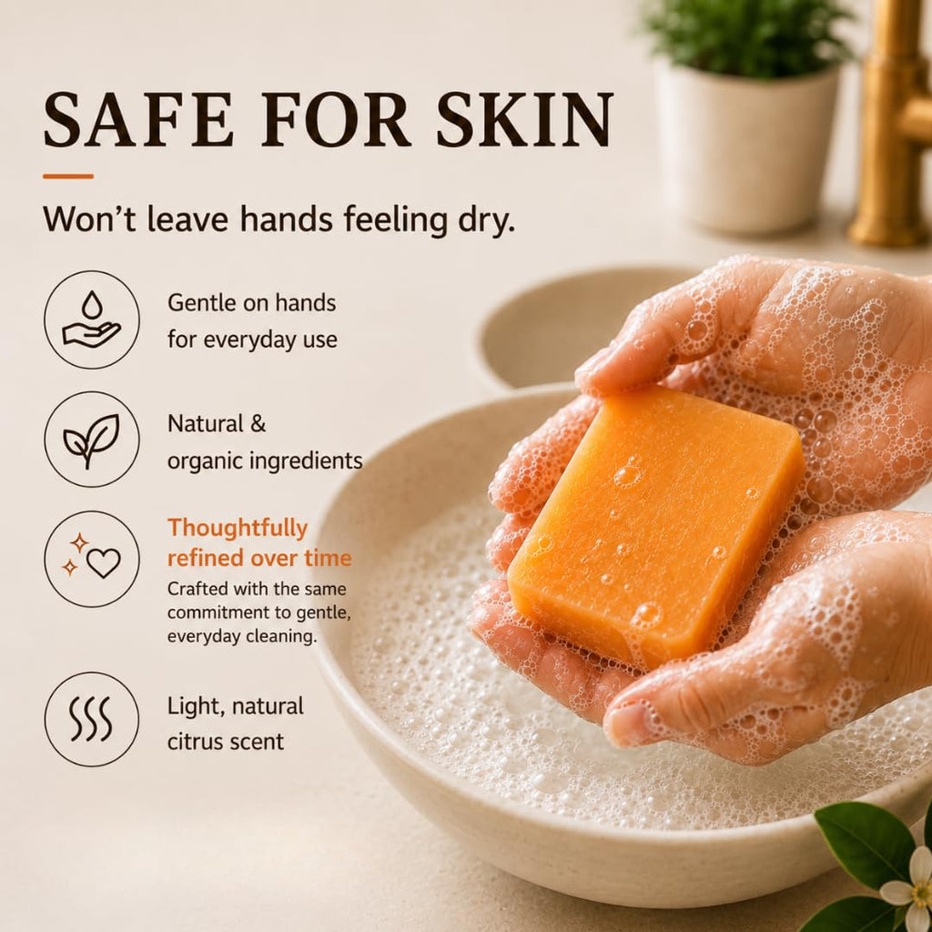 7 Dish Soap Bars | Citrus Essential Oil Formula | Natural & Organic Ingredients | Gentle on Hands | For Plant-Based