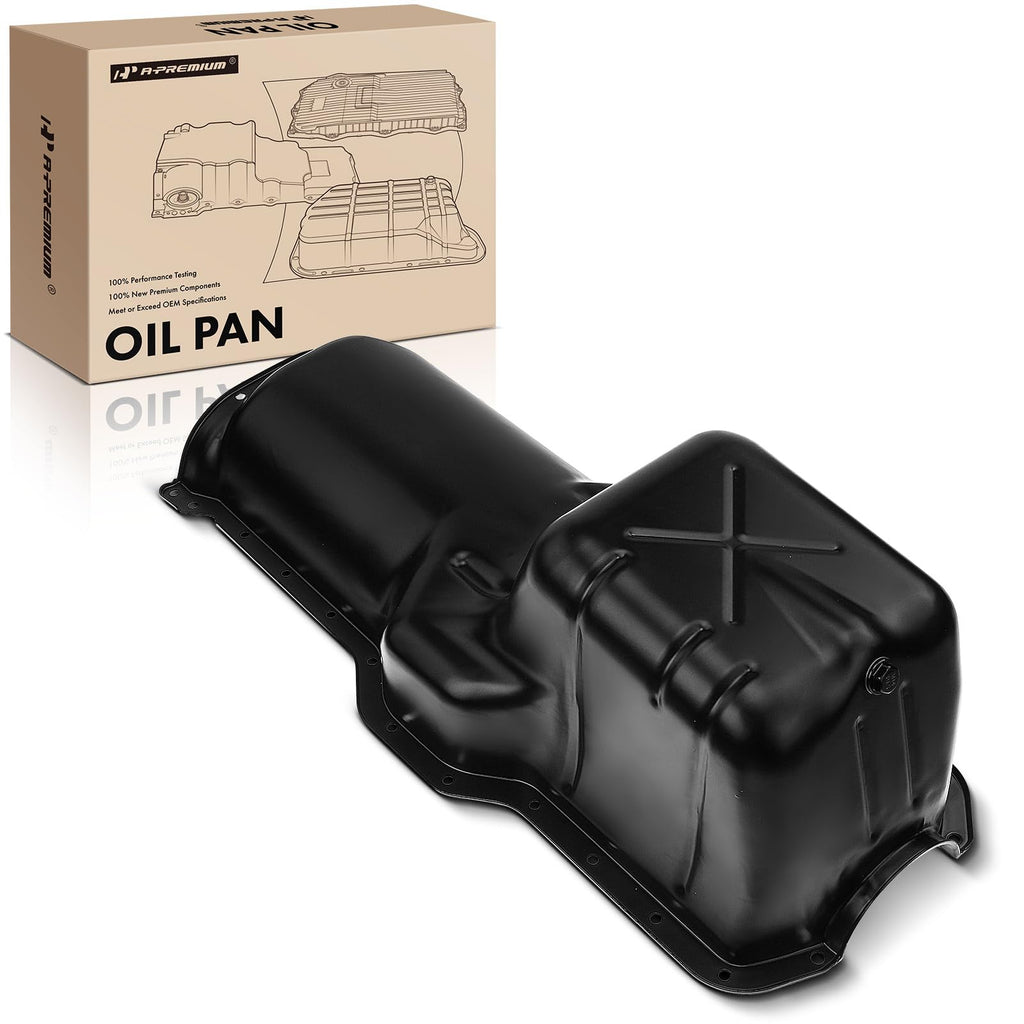 A-Premium Engine Oil Pan Sump with Drain Plug