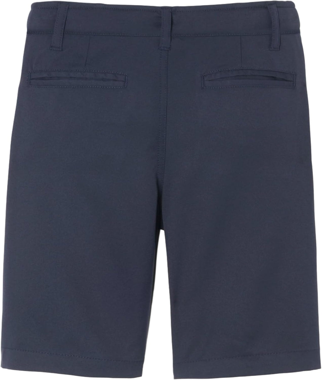 Boys' Flat Front Microfiber Performance Stretch Short