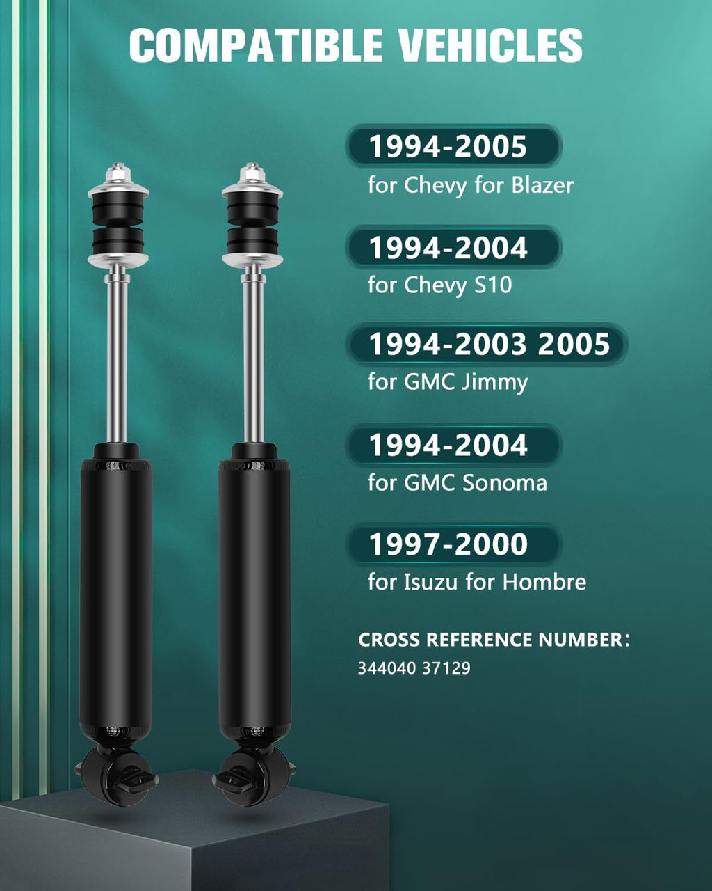 AUTOMUTO 2x Front Struts Shock Absorbers Fit 1994-2005 for Chevy for Blazer