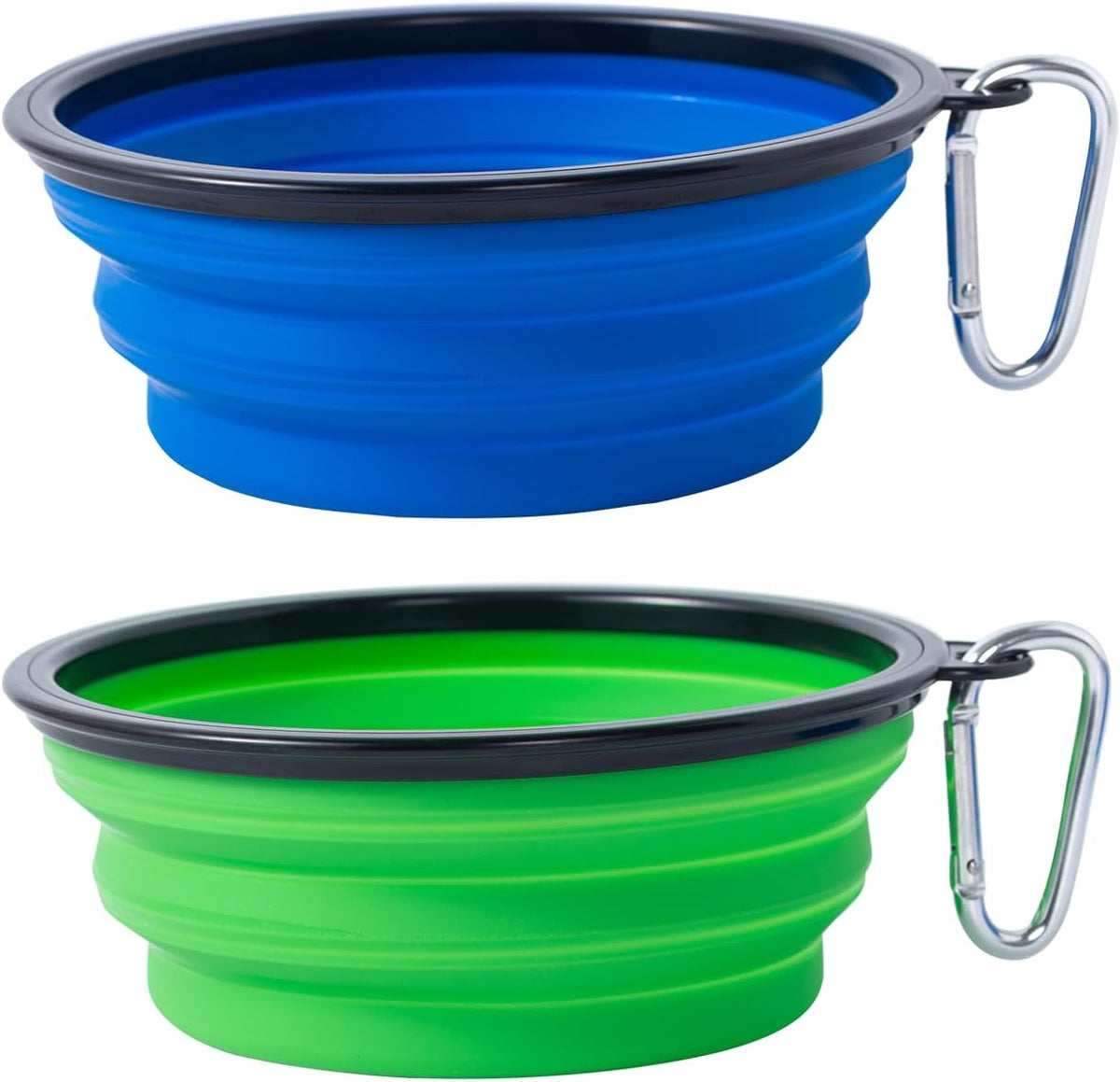 Dog Bowl Pet Collapsible Bowls, 2 Pack Collapsible Dog Water Bowls for Cats Dogs, Portable Pet Feeding Watering Dish