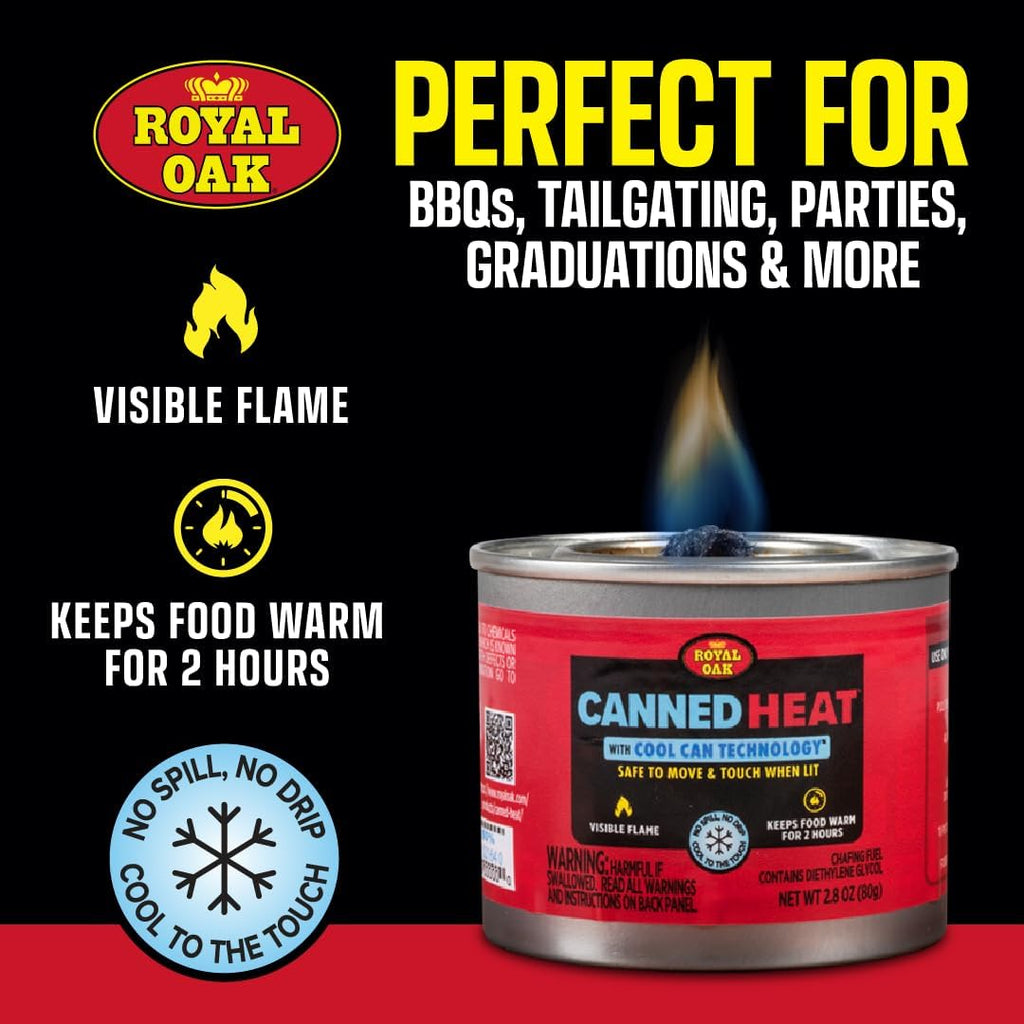 Canned Heat 2-Hour Chafing Fuel, 12 Pack, Comfortable to touch | Easy to open; resealable, non-drip formula ideal for