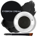 Eyebrow Pomade with Eyebrow Brush,Waterproof & Long Lasting (04# Black)
