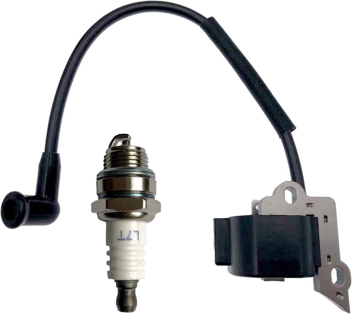 530039198 Ignition Coils with Spark Plug for Husqvarna Poulan Craftsman Chainsaws Engine Module,Replaces Coil 53005227