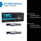 TRQ Engine Variable Valve Timing Solenoid Kit Pair Set of 2