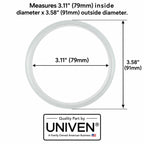 Univen Blender Gaskets fits KitchenAid 5KSB555/5553 KSB565/585/650/655/755