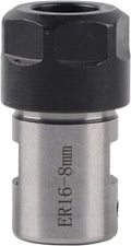 ER16 Collet Chuck, Motor Shaft Spindle Adapter 8mm/0.31“ for Deep Hole Processing