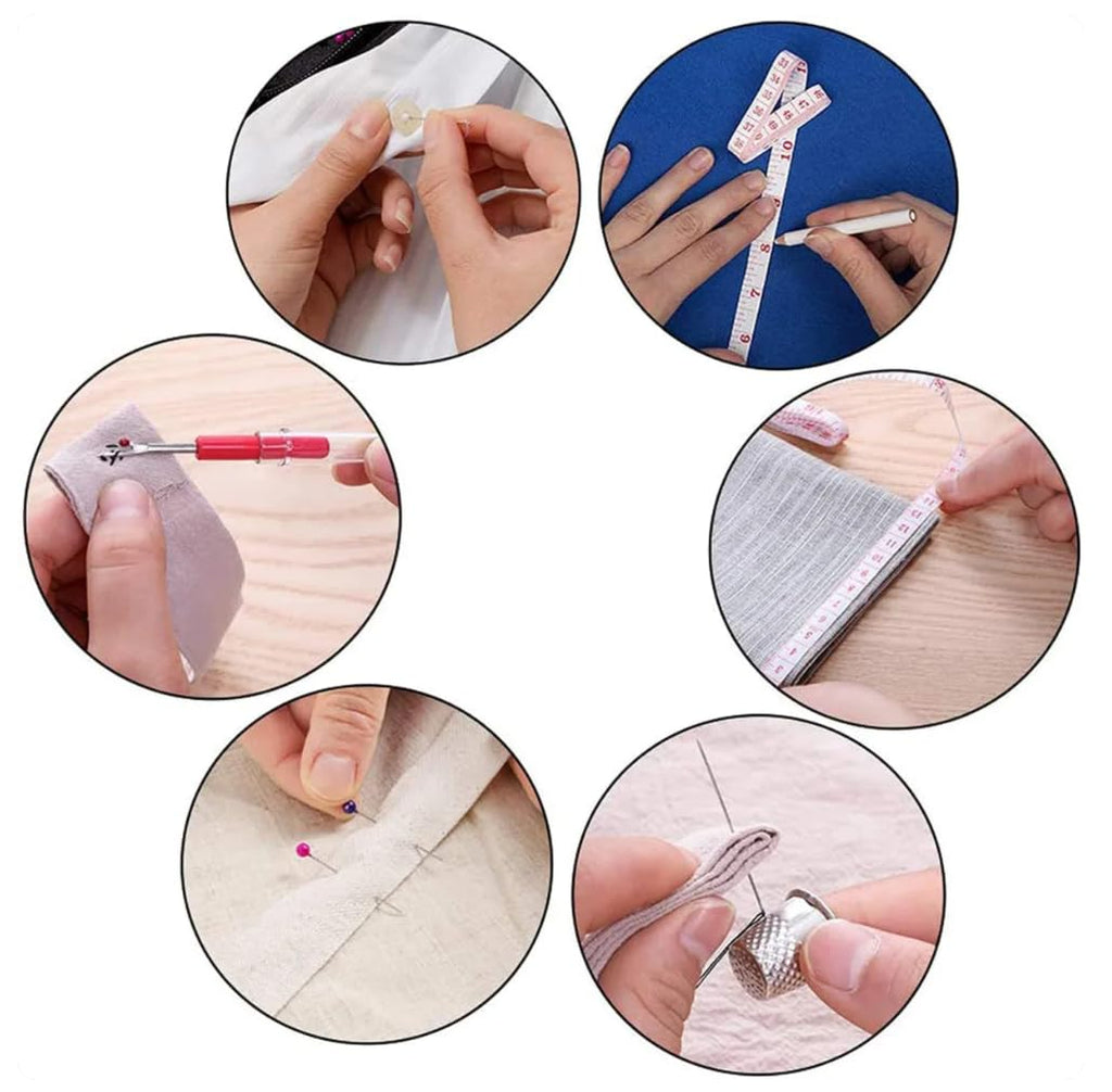 Sewing Kit, 229 pcs, Portable Needle Thread Repair Kit