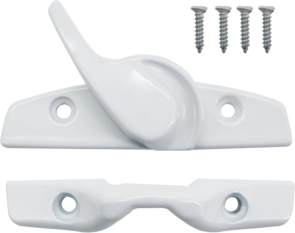 Zinc Sash Lock and Keeper fit for Andersen Sash Lock & Keeper 1968 to Present (White)