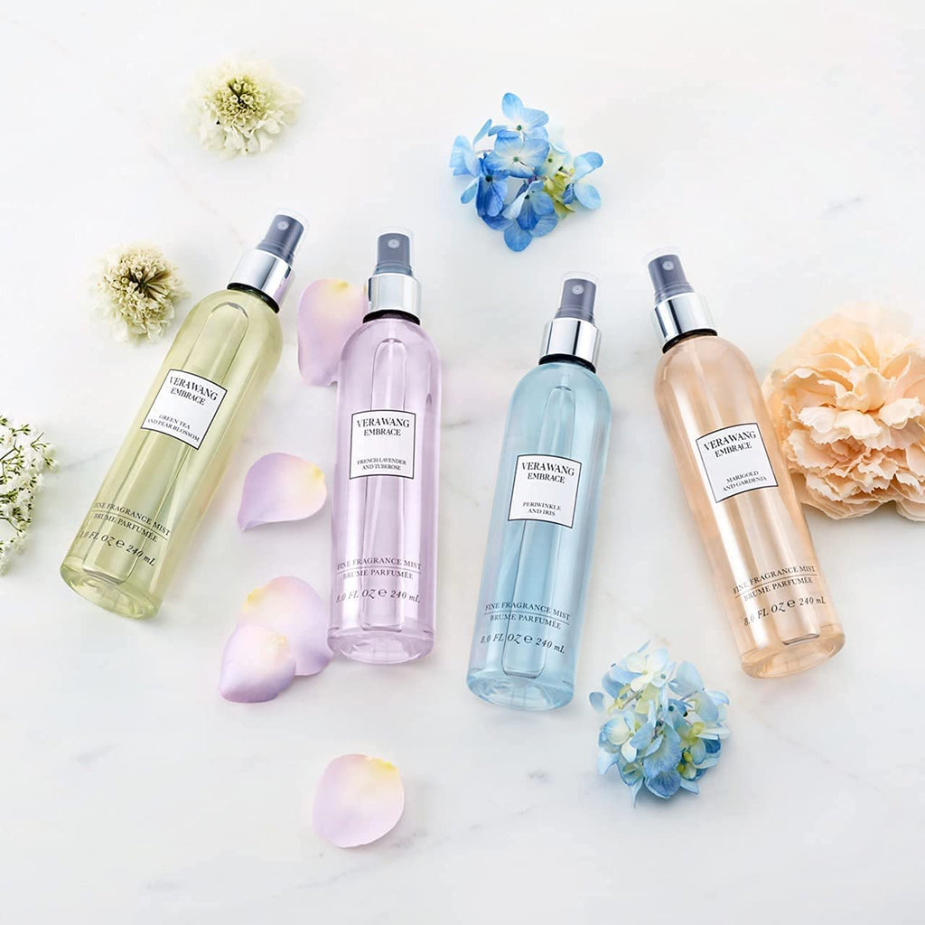 Embrace Green Tea and Pear Blossom Body Mist 8 fl oz (Pack of 1), Notes of Earthiness, Peony, and Sandalwood, Women's