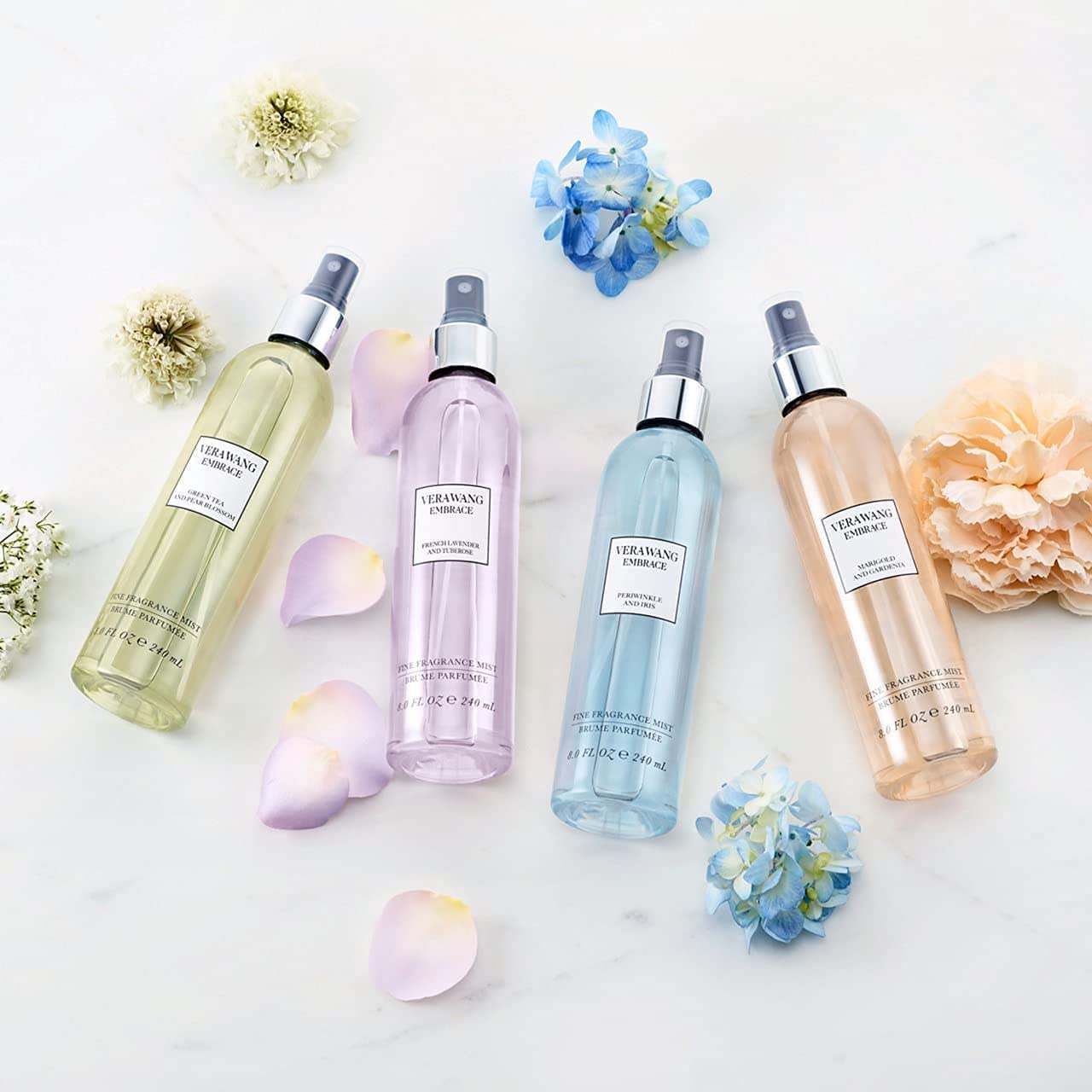 Embrace Green Tea and Pear Blossom Body Mist 8 fl oz (Pack of 1), Notes of Earthiness, Peony, and Sandalwood, Women's