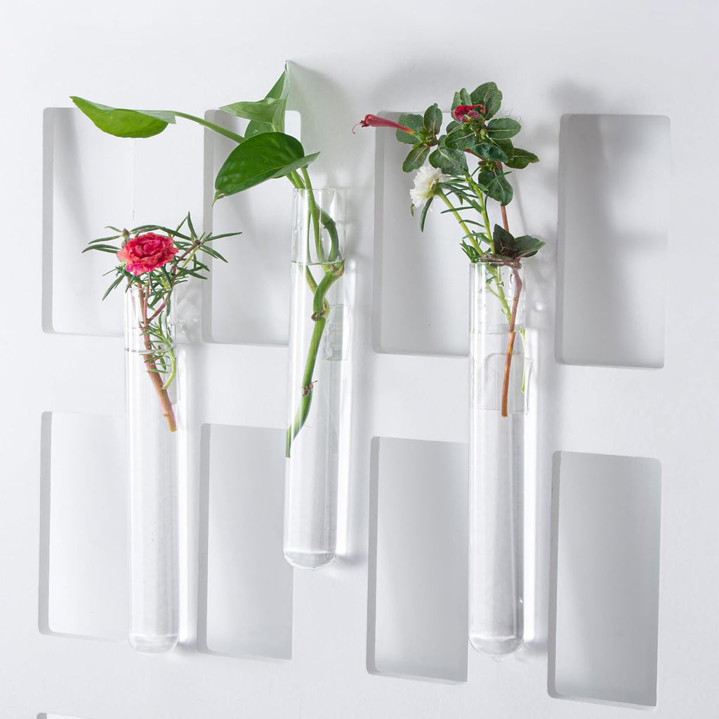 Glass Test Tube Set 24pcs 80ml Glass Test Tubes 25 x 200mm with Cork Stoppers and 1pcs 24 Holes Plastic Tubes Rack