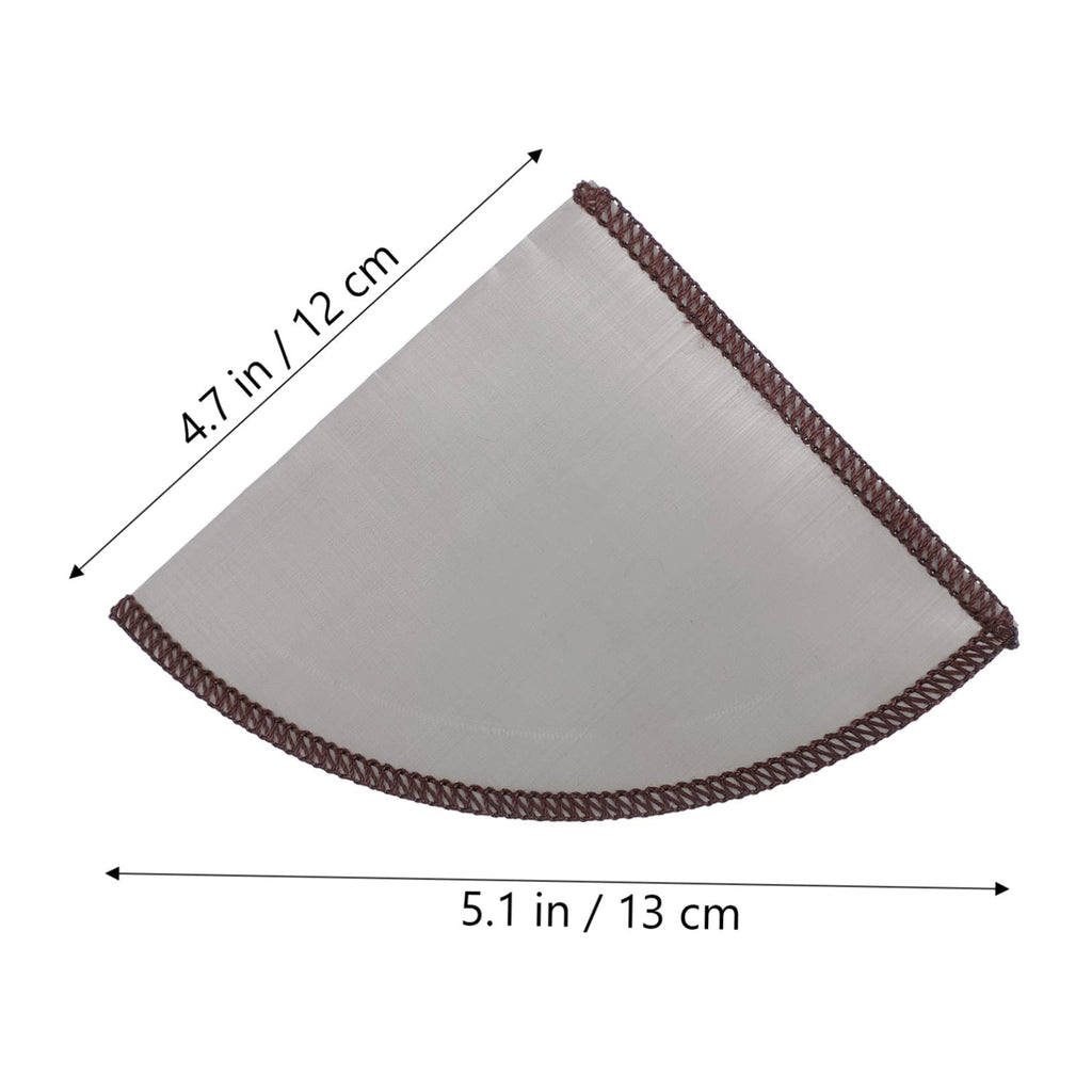 Stainless Steel Coffee Cone Filter for Home Office Fine Filtering