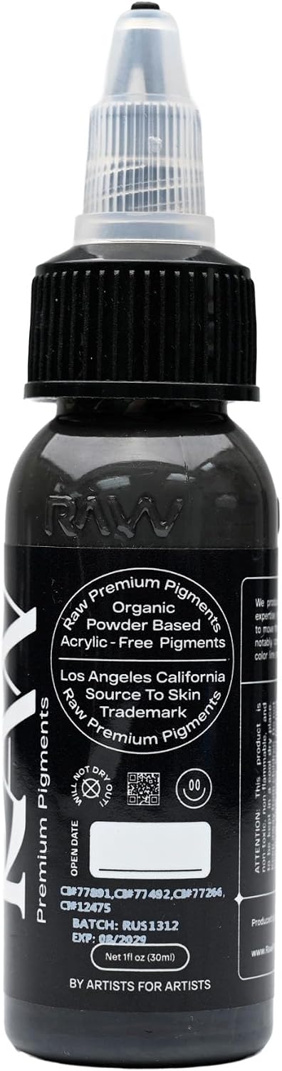 Premium Pigments Tattoo Ink 1oz Bottle | Earthy Warm Grey Clay | High Pigment Load | Vegan | Made in USA (Gray Clay)