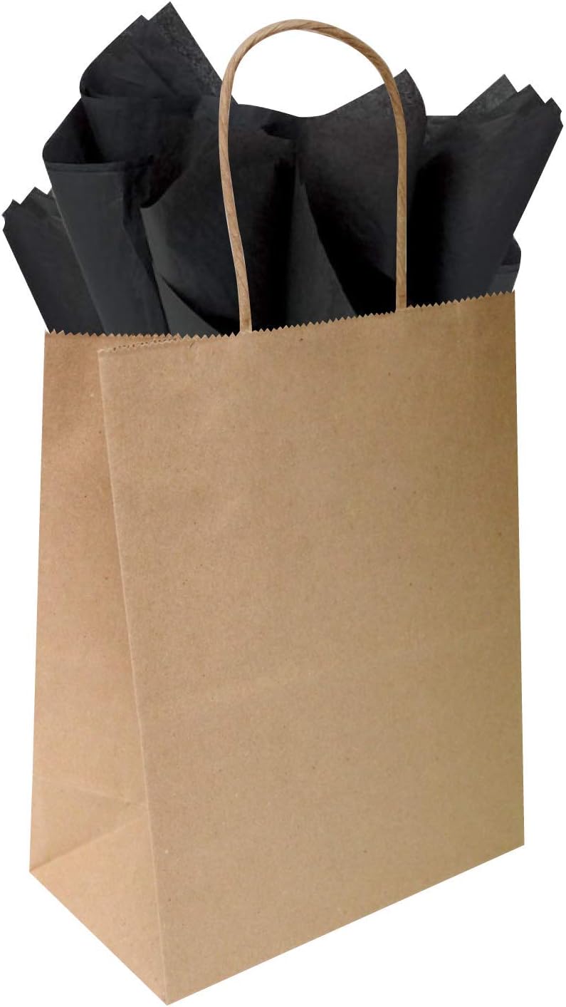 Gift Wrap Tissue Paper | Size: 15 Inch X 20 Inch | Count: 100 Sheets (Black)