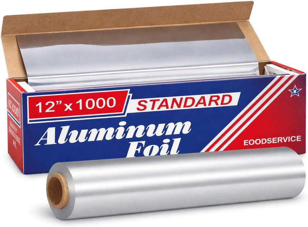 Aluminum Foil, 12x1000 Inches, Silver