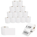 16 Rolls 4" x 6" Direct Blank Thermal Shipping Labels with 450/Roll