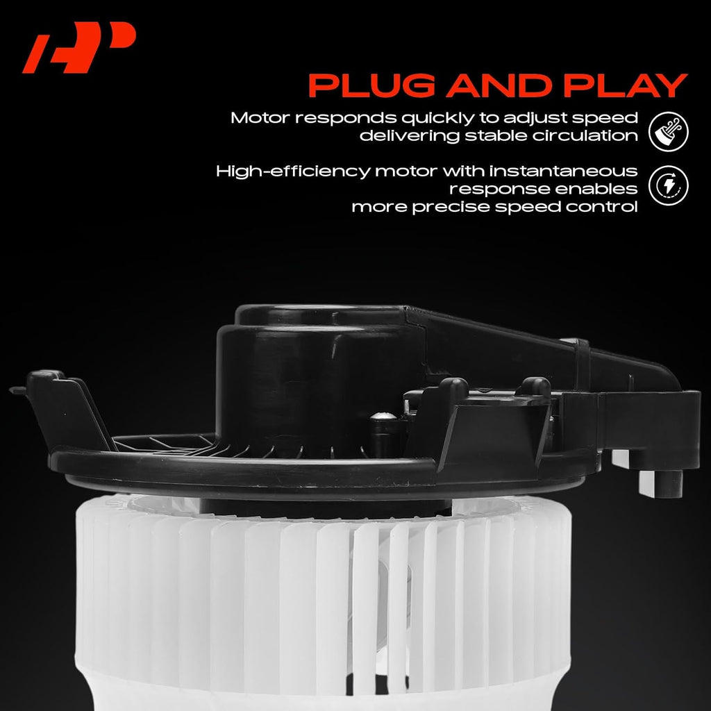 A-Premium Front HVAC Heater Blower Motor with Fan Cage