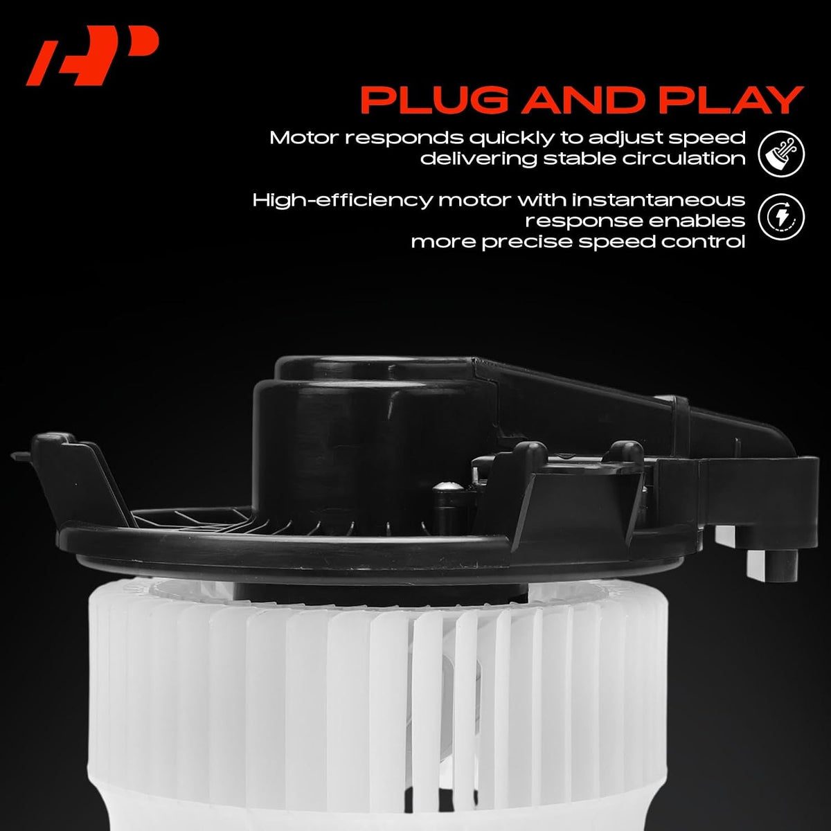 A-Premium Front HVAC Heater Blower Motor with Fan Cage