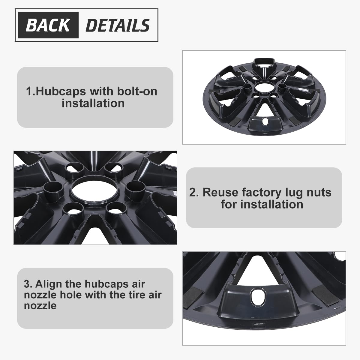 17" Alloy Wheel Wheel Skins for 2015-2020 Ford F-150 Model