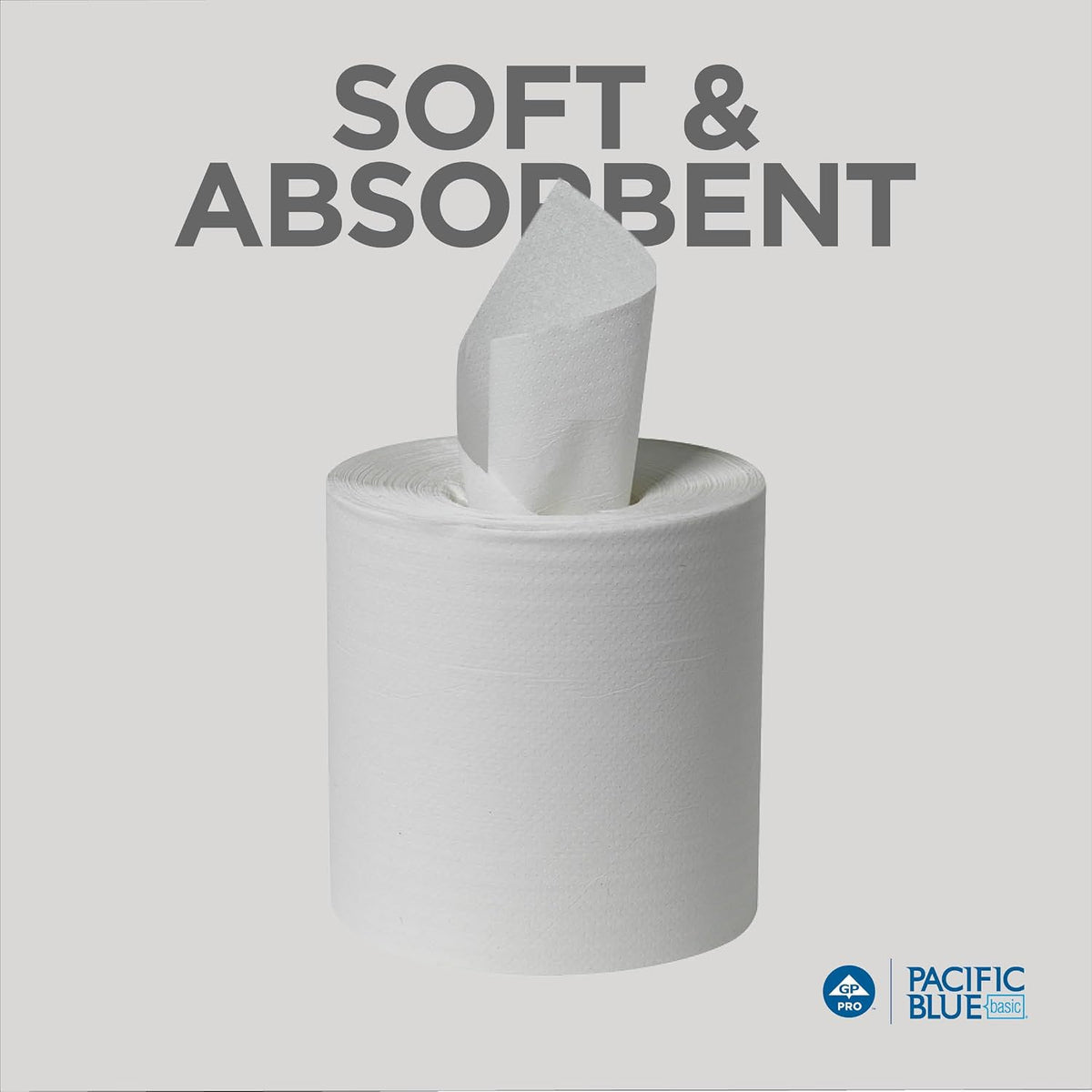 Pacific Blue Basic Centerpull 1-Ply Perforated Paper Towels by GP PRO (Georgia-Pacific), White, 44110, 1000 Sheets
