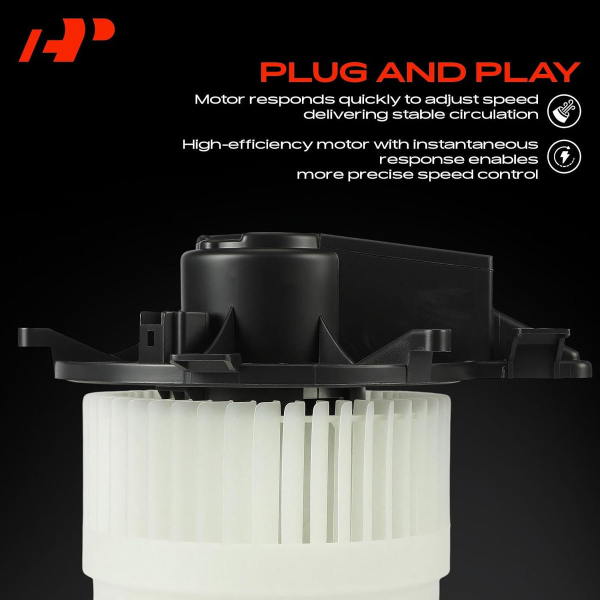 A-Premium Front HVAC Heater Blower Motor with Fan Cage