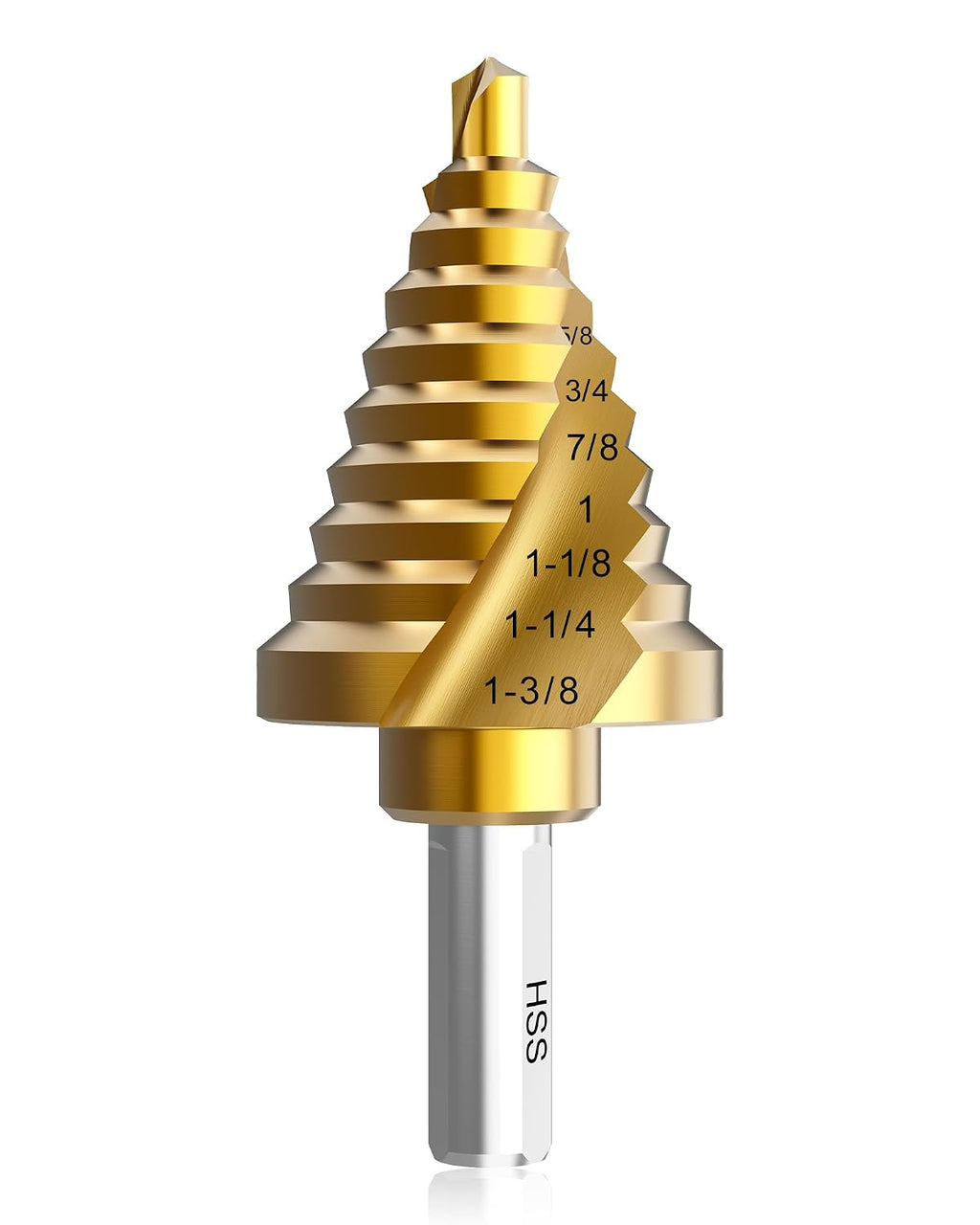 3/16" to 1-3/8" HSS Step Drill Bit Set