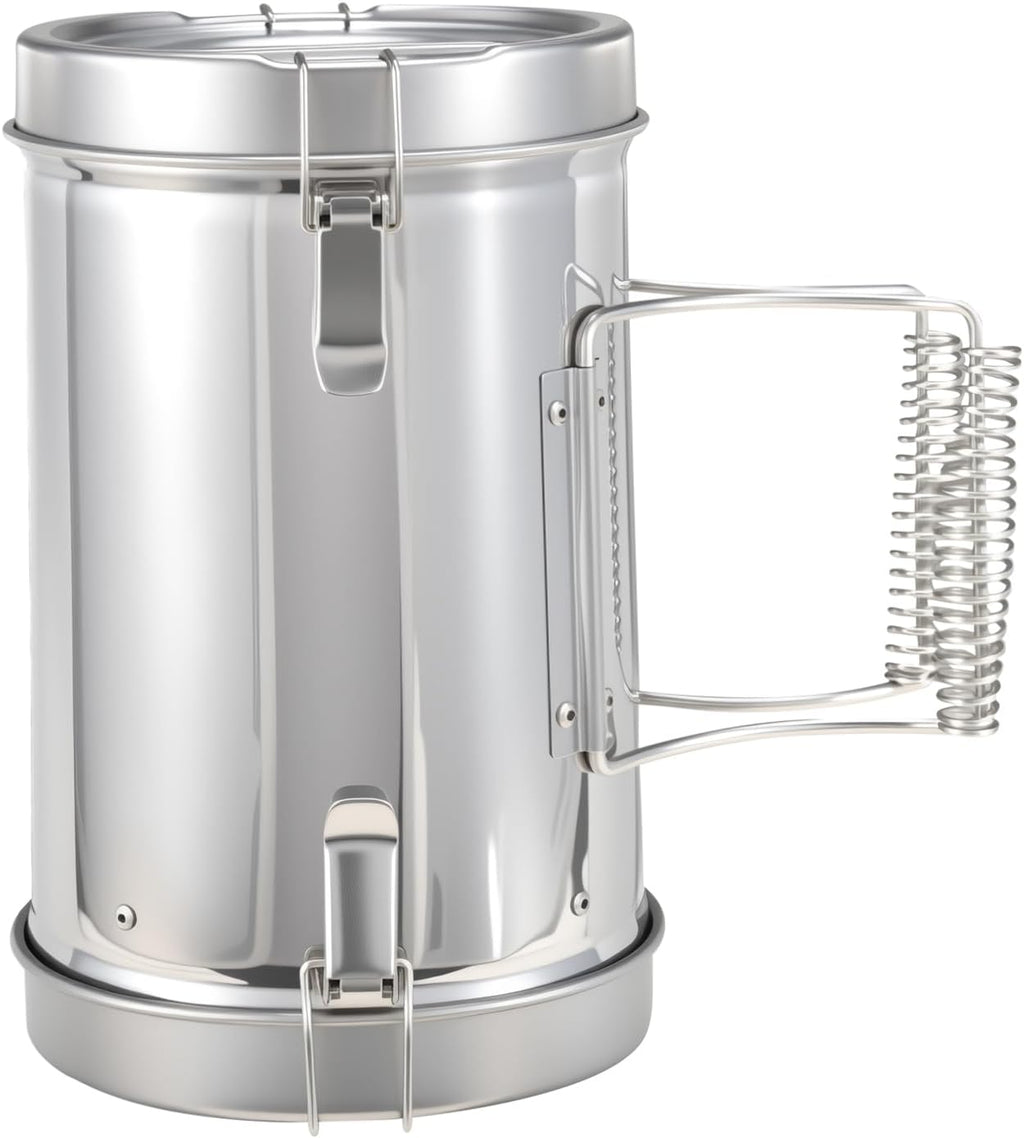 Stainless Steel Charcoal Chimney Starter | BBQ Chimney Starter for Charcoal Grill and Barbecues, Compact Outdoor