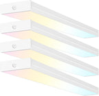 hykolity 4 Pack 4FT LED Wraparound Light 10 Pack 4FT LED T8 Hybrid Type A+B Light Tube