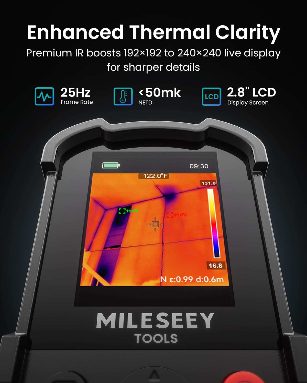 TR10 Thermal Imaging Camera, 192 × 192 IR Resolution, 25Hz