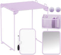 Locker Accessories with Locker Shelf, Magnetic Mirror, Magnetic Pen Holder, Magnetic Small Whiteboard, Back to School