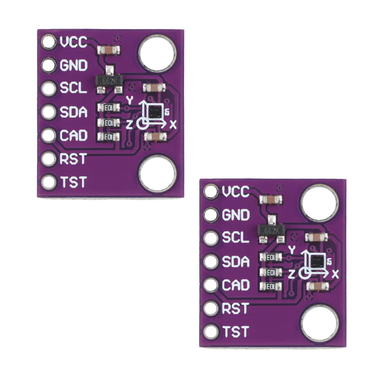 MusRock 2pcs AK09911C 3-Axis High Sensitivity Geomagnetic Hall Sensor Compass Module