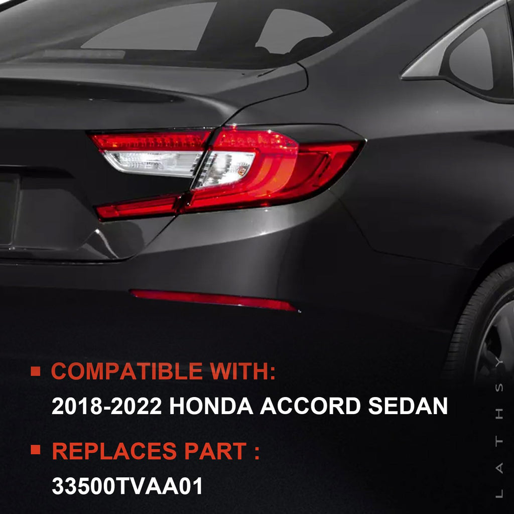 LED Tail Light Compatible With 2018-2022 Honda Accord Sedan Outer Passenger