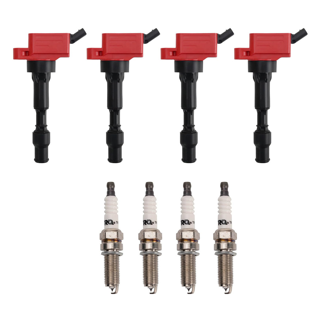 TRQ Performance Ignition Coil & Spark Plug Kit 8 Piece