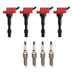 TRQ Performance Ignition Coil & Spark Plug Kit 8 Piece