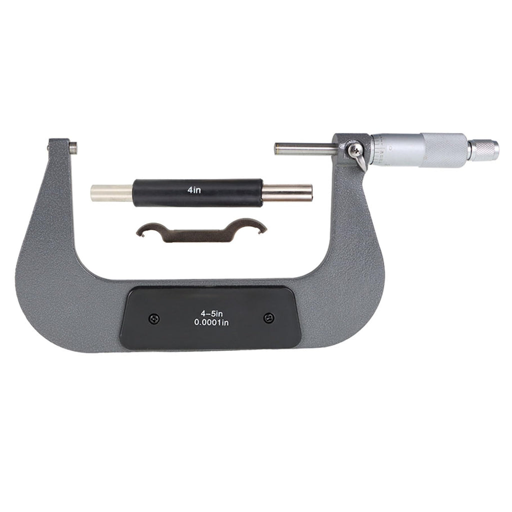 Timunr 4-5 Inch Outside Micrometer 0.0001 Inch Accuracy Measuring Tool