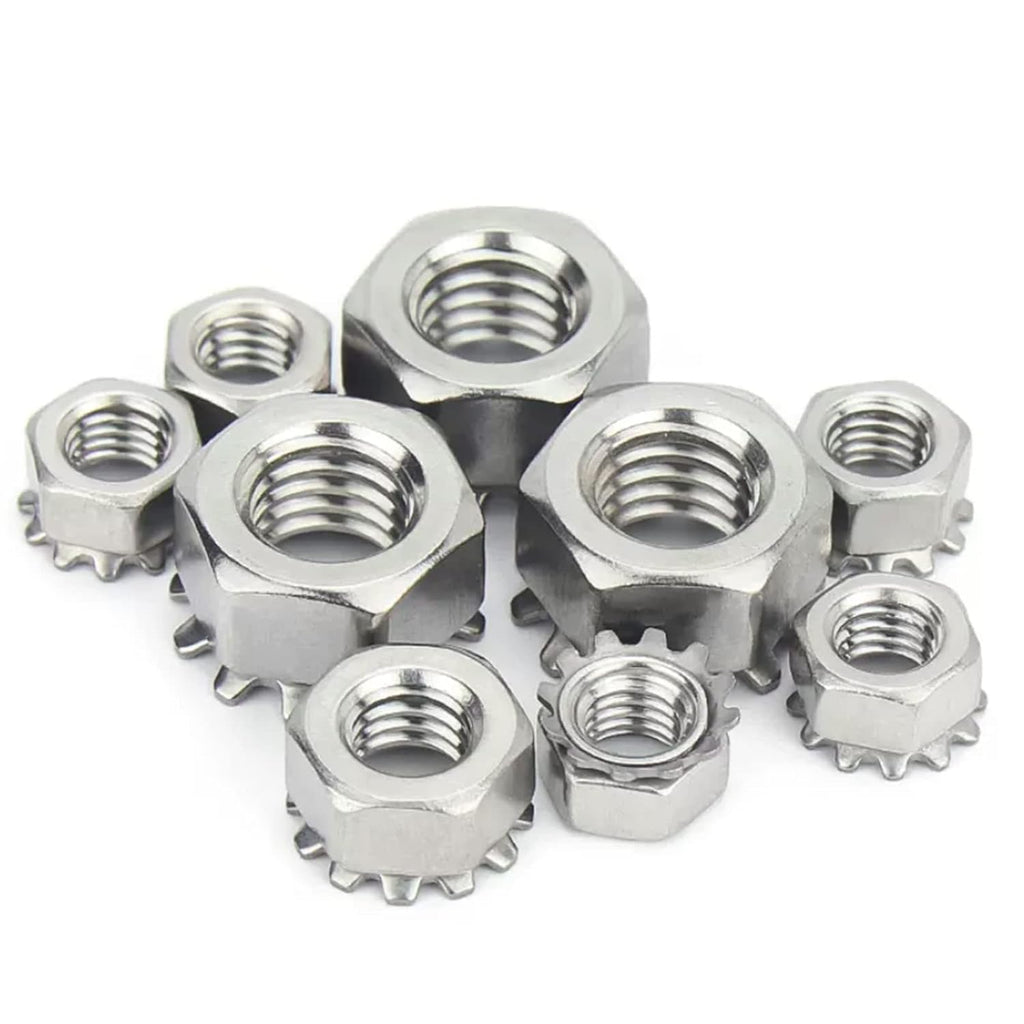 #8-32 Keps Lock Nut Stainless Steel, Pack of 50