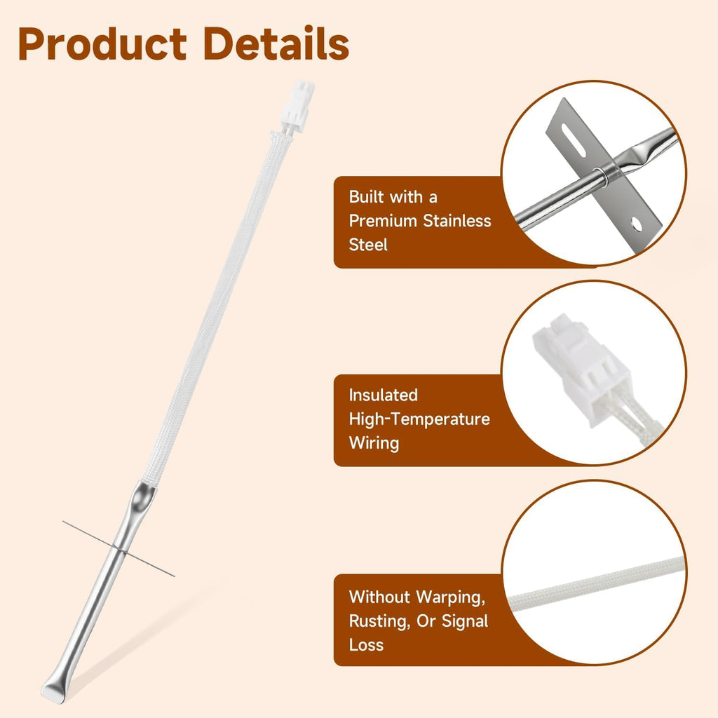 Oven Range Temperature Sensor Probe Compatible with LG Replace#: EBG61305801 EAP11732697 4210332 AP5989951