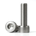 M5 x 8mm (50 Pack) Socket Head Cap Screws, 304 Stainless Steel Bolts with Hex Spanner, Allen Socket Drive, Full Thread, Bright Finish