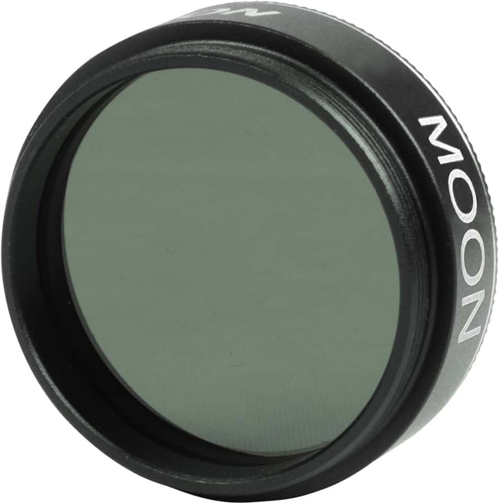 Moon Filter for Telescopes – Fits Most 1.25" Eyepieces | Reduces Lunar Glare, Improves Contrast, Reveals Surface
