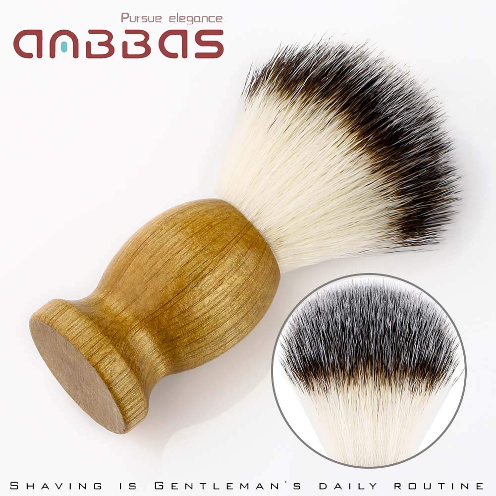4IN1 Shaving Brush Set with Stand and Soap Bowl for Men Close Shave | Synthetic Badger Good Water Absorption Skin