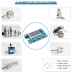 DKARDU HX711 Digital Load Cell Module A/D Module Weight Pressure Sensor Display 24 Bit Weighing Meter Electronic Scale Display Meter with Micro USB Cable