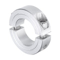 uxcell Double Split Clamp-On Shaft Collar for 1" Shaft, Aluminum Alloy