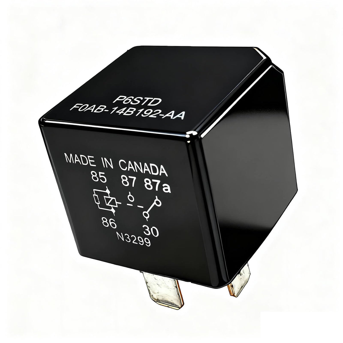 Automotive Multi-Function Relay 5C3T-14B192-AA,4 Pin Multi-Purpose Relay for Ford, Replace 5C3T-14B192-AA 5C3T14B192AA
