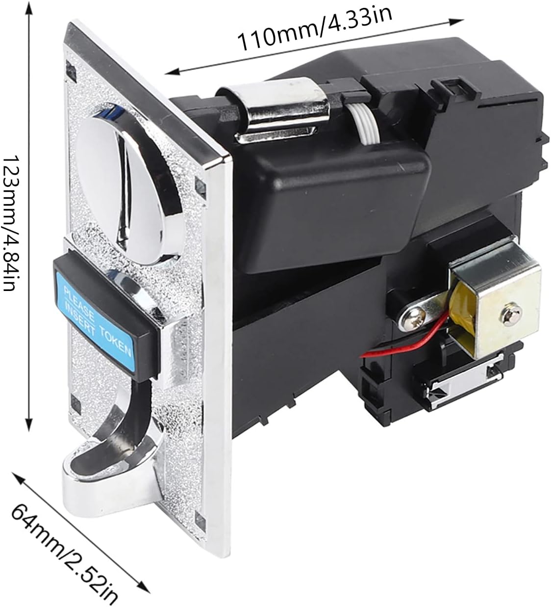 Multi Coin Acceptor Selector Slot,DC 12V for Arcade Game Mechanism Vending Machine High Accuracy 6 Kinds of Coins